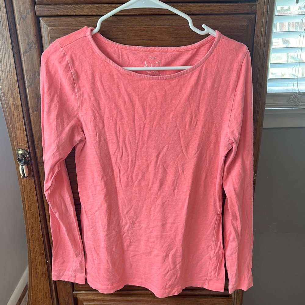 Women's Pink Long Sleeve Top